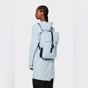 Rains Sky Blue Unisex Waterproof Backpack NEW